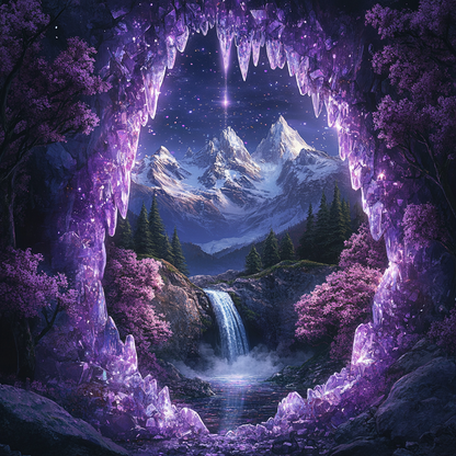 Kristallbergsoasen - Diamantmålning