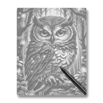 Blå Uggla - Prickmålning