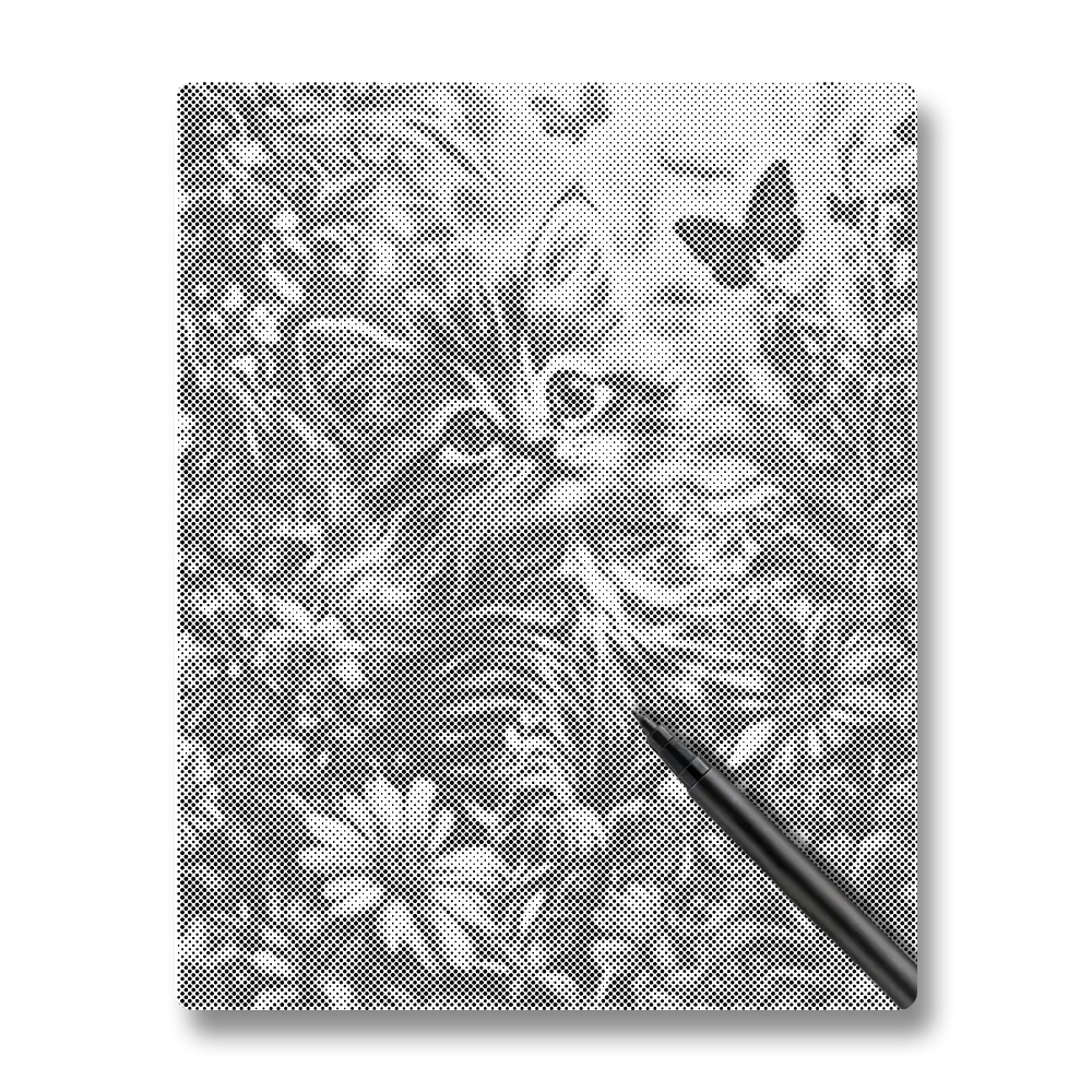 Trädgårdskattunge - Prickmålning