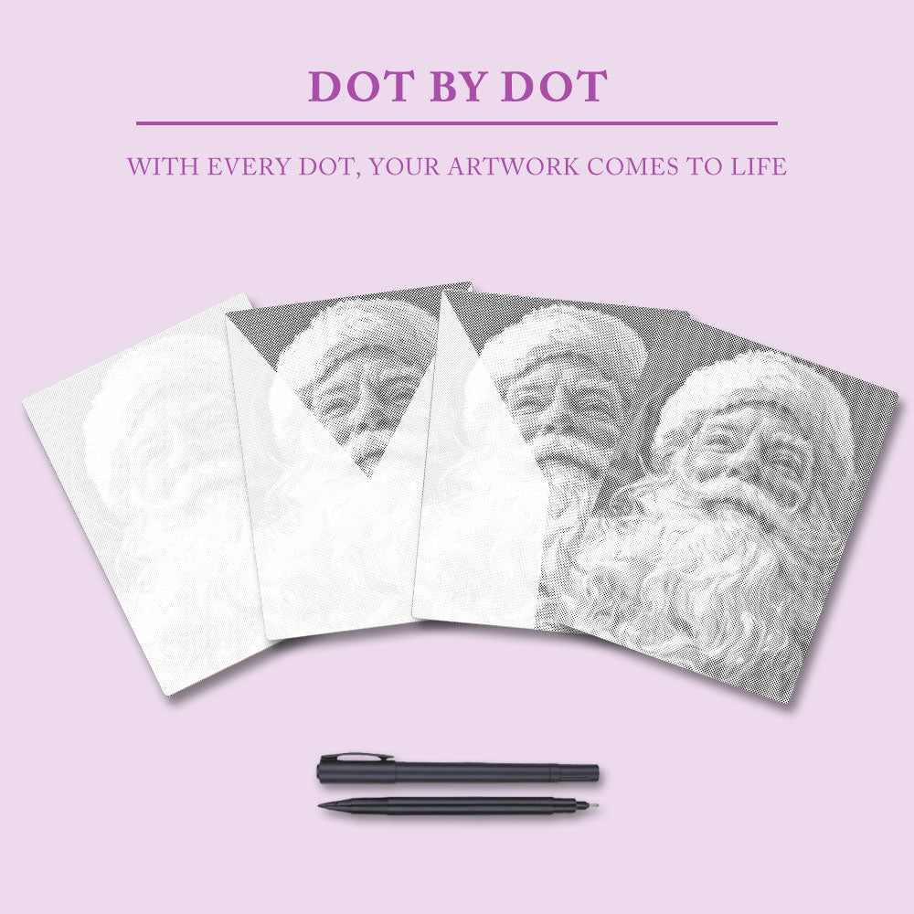 Den snälla jultomten - Prickmålning