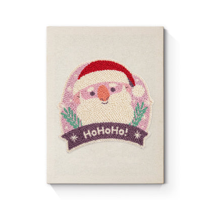 Ho ho ho-jultomte – Punch needle-broderi