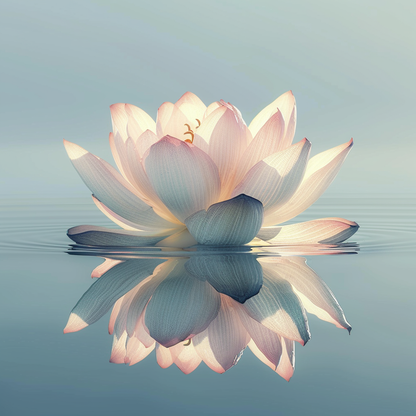 Elegant Lotus Lugn - Diamantmålning