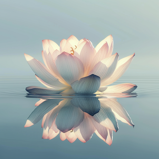 Elegant Lotus Lugn - Diamantmålning