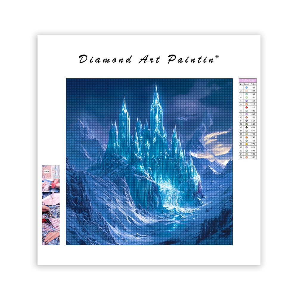 Ice Castle GlöDande - DiamantmåLning