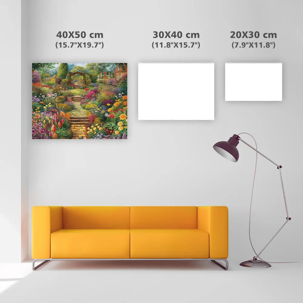 Vibrant Garden - DiamantmåLning