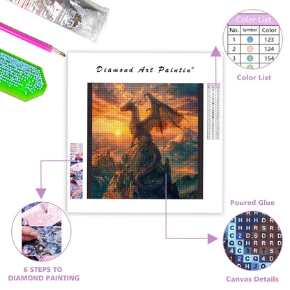 Dusk Dragon - DiamantmåLning