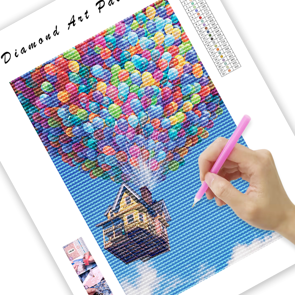 FäRgglad Ballong - DiamantmåLning