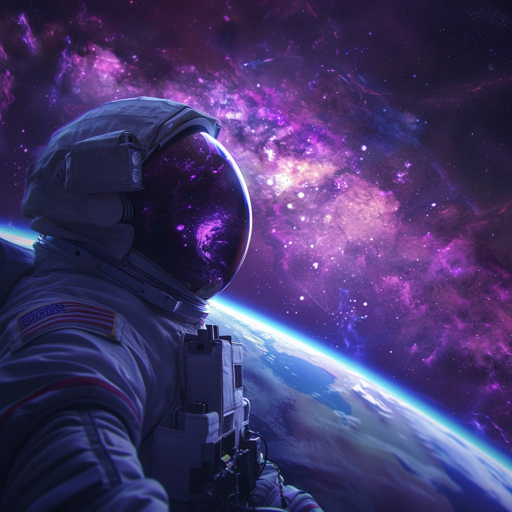 Astronaut i nebulosa – Diamantmålning