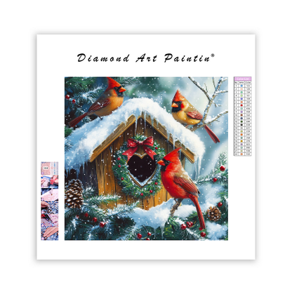 Charmig vinterscen - DiamantmåLning
