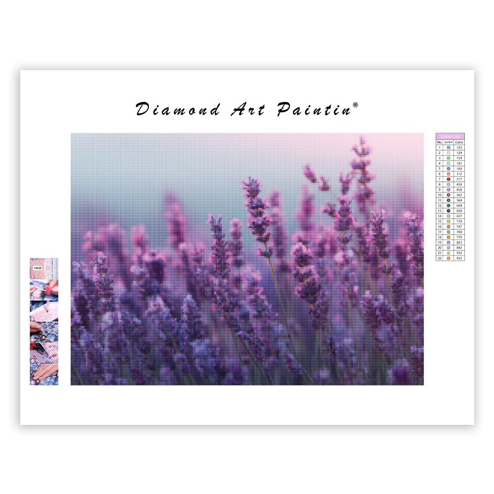 Lavendel – Diamantmålning
