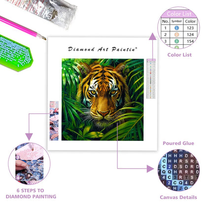 Majestic Tiger - DiamantmåLning