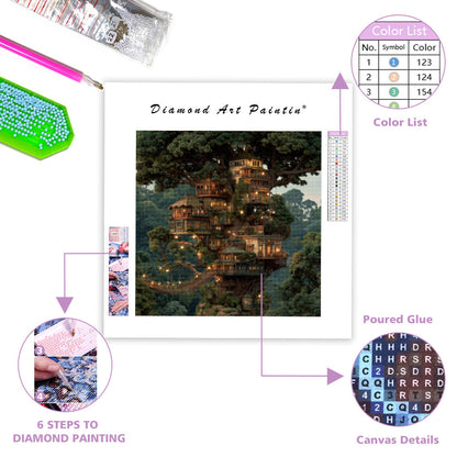 Förtrollad ekkoja - Diamantmålning