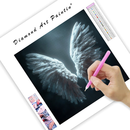 Skyddsängelvingar - Diamantmålning