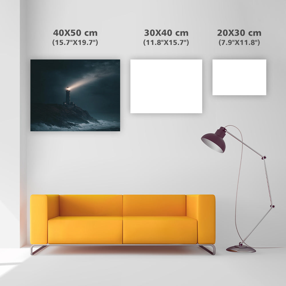 Fyr i stormen - Diamantmålning