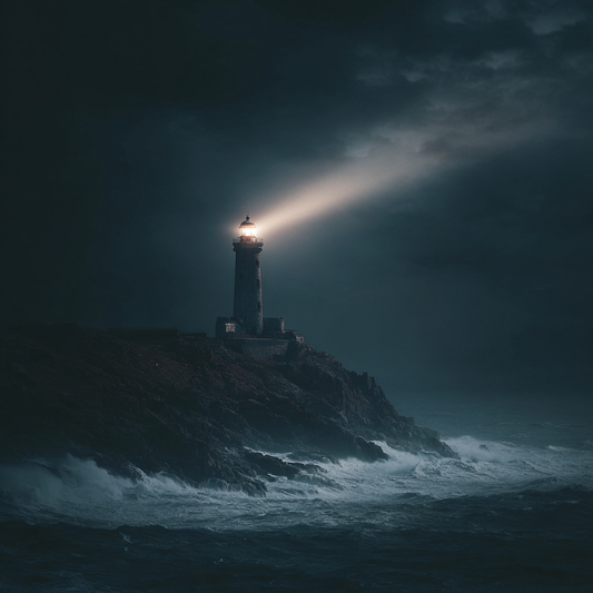 Fyr i stormen - Diamantmålning