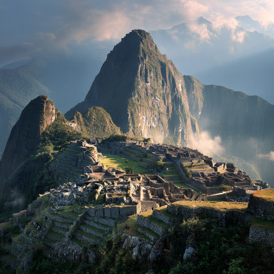 Machu Picchus soluppgångs majestät - Diamantmålning