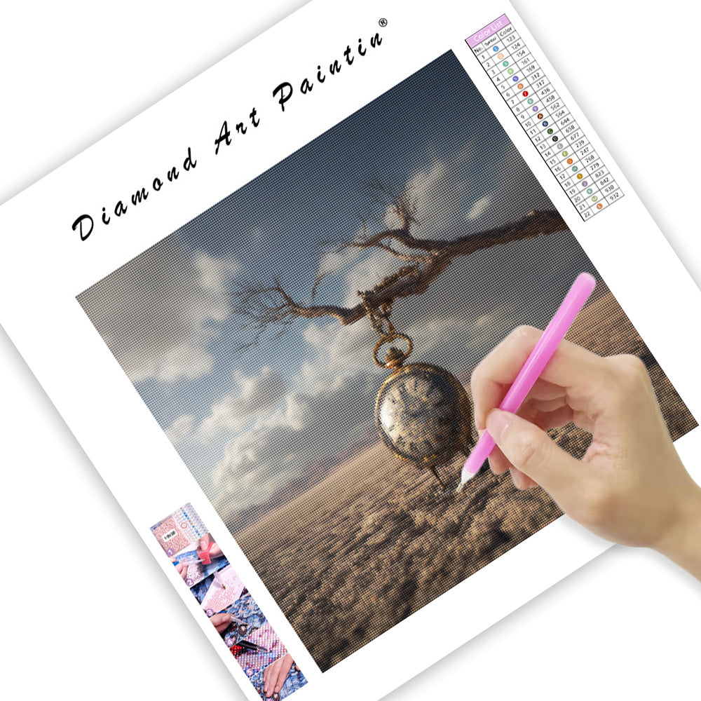 Smältande öken - Diamantmålning