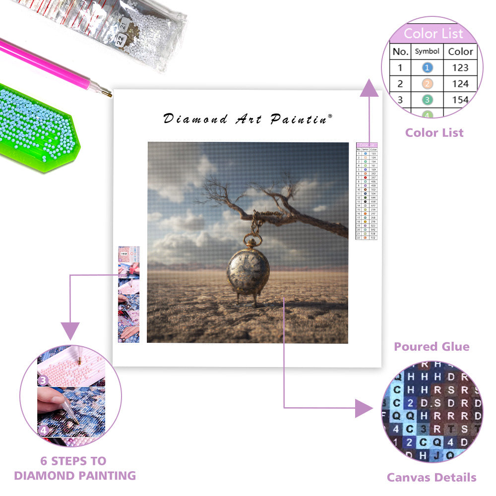 Smältande öken - Diamantmålning