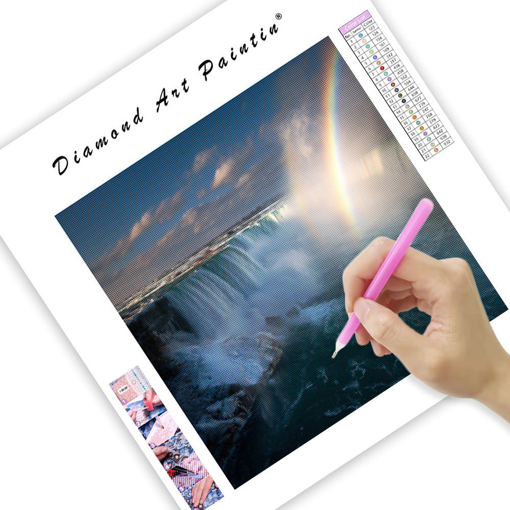 Mäktig dimma i Niagarafallen - Diamantmålning