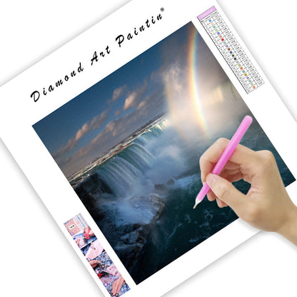 Mäktig dimma i Niagarafallen - Diamantmålning