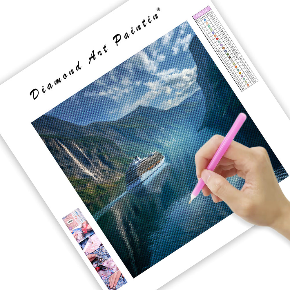 Kryssning på norska fjorden - Diamantmålning