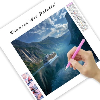 Kryssning på norska fjorden - Diamantmålning