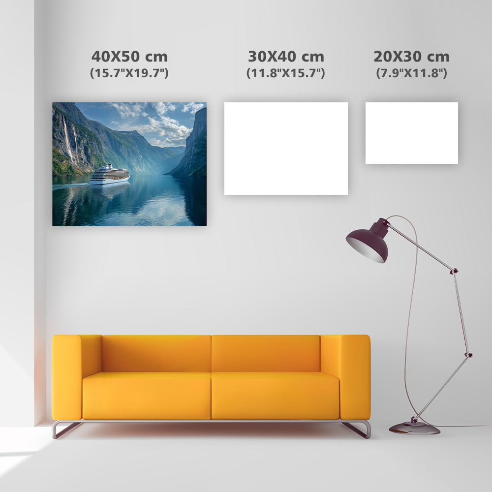 Kryssning på norska fjorden - Diamantmålning