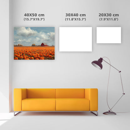 Pumpafältsskörd - Diamantmålning