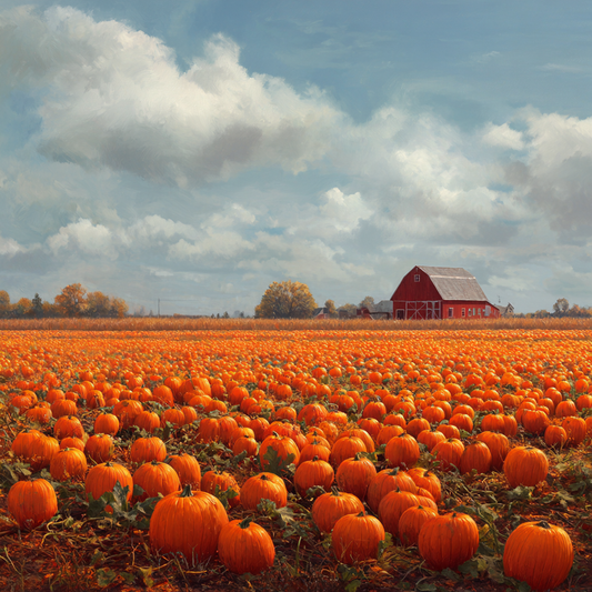 Pumpafältsskörd - Diamantmålning