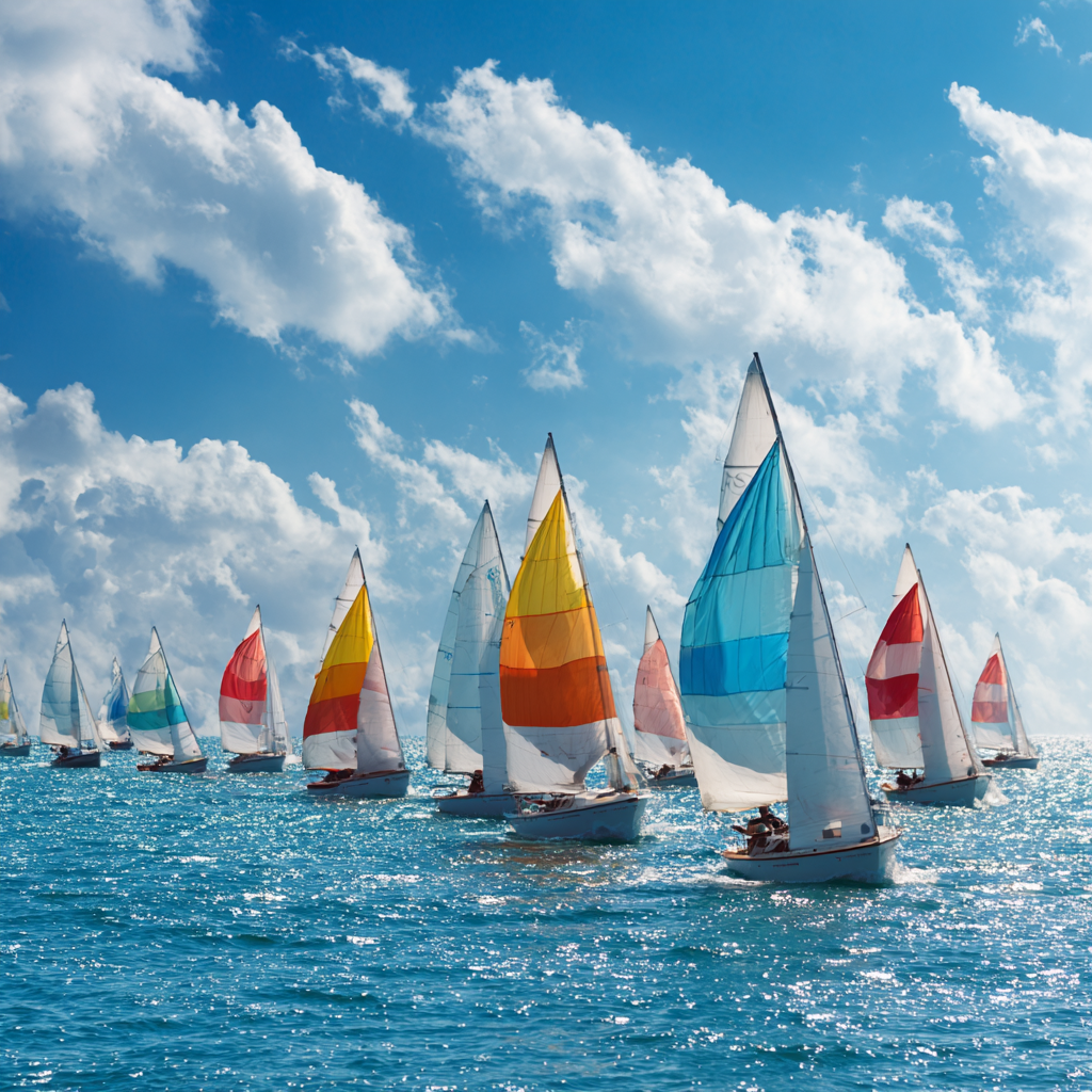 Sommarseglingsregatta - Diamantmålning