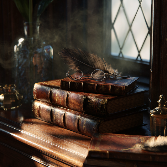 Solbelyst bibliotekshörna - Diamantmålning