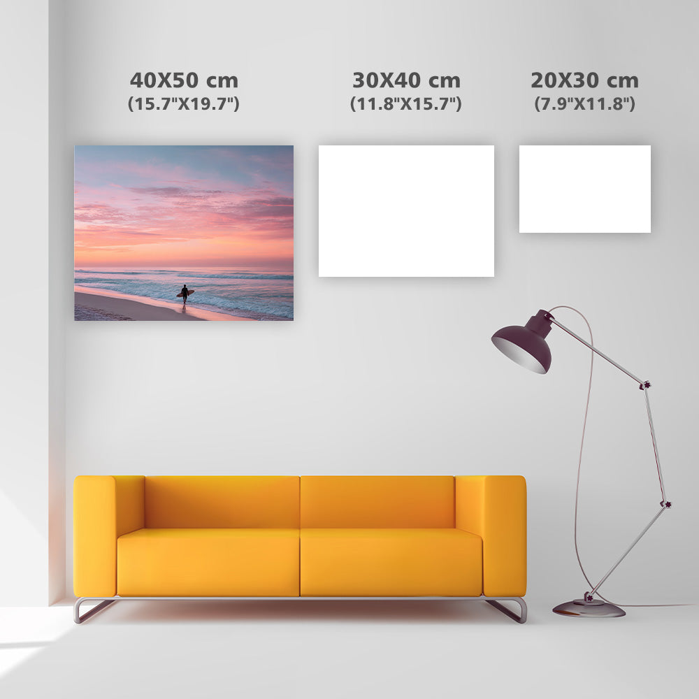 Surfarens soluppgångspromenad - Diamantmålning