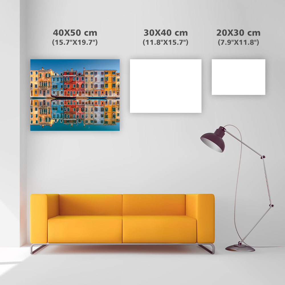 Venetiansk vattenreflektion - Diamantmålning