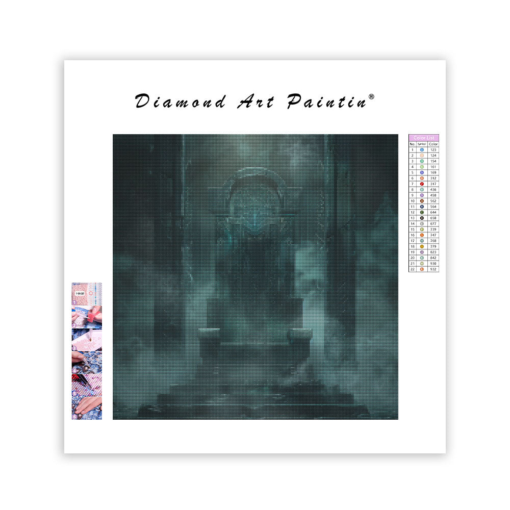 Forntida flytande tron - Diamantmålning