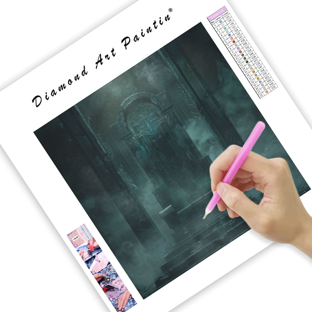 Forntida flytande tron - Diamantmålning