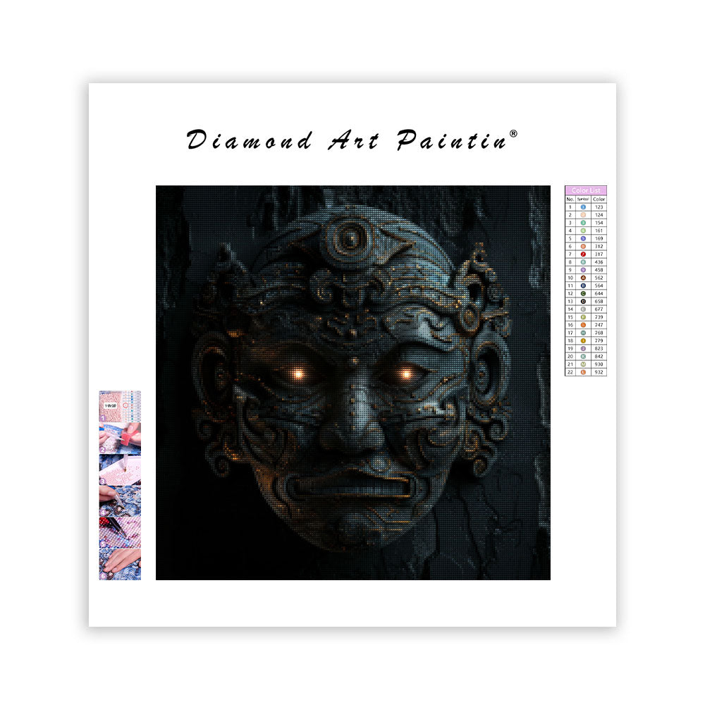 Forntida maskande - Diamantmålning