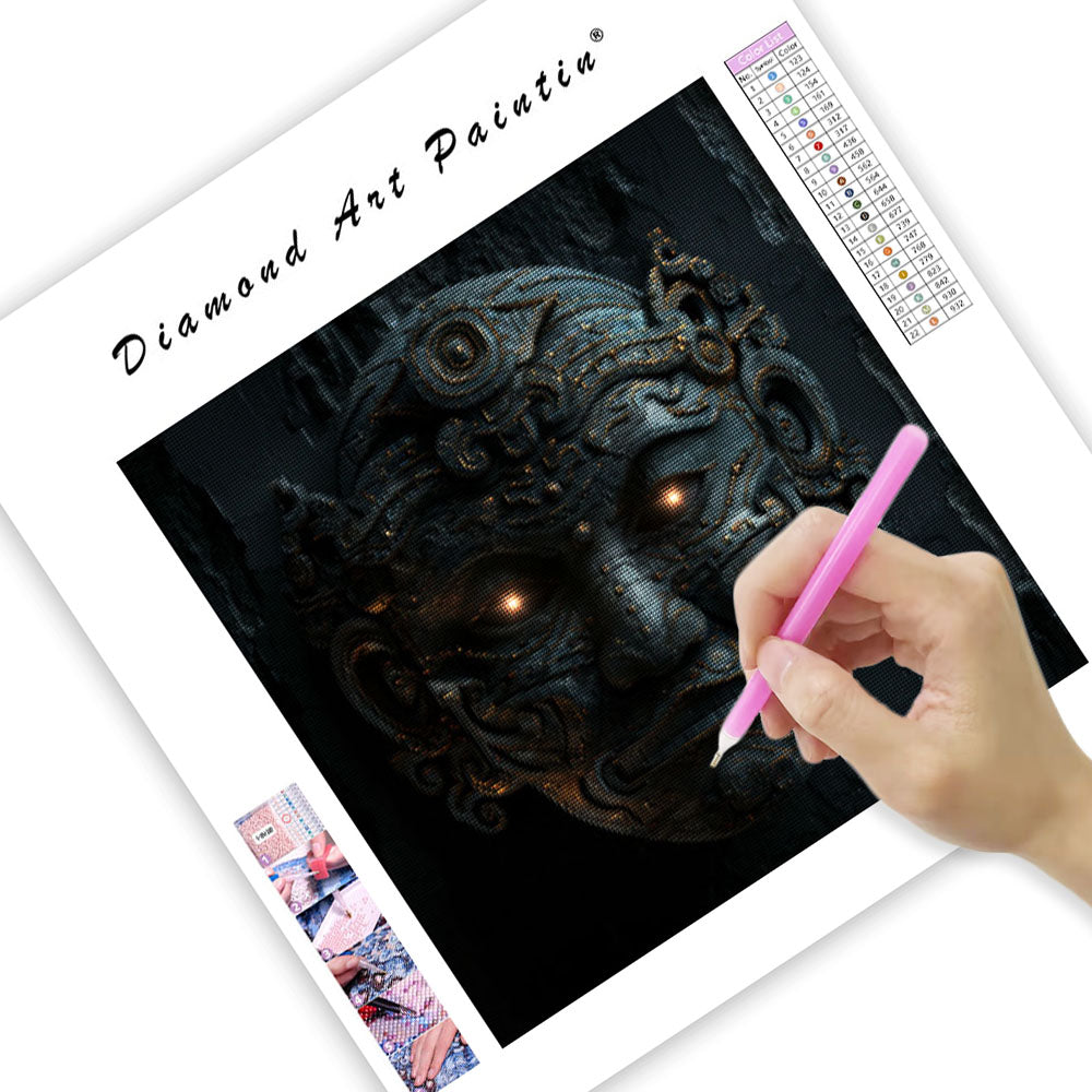 Forntida maskande - Diamantmålning