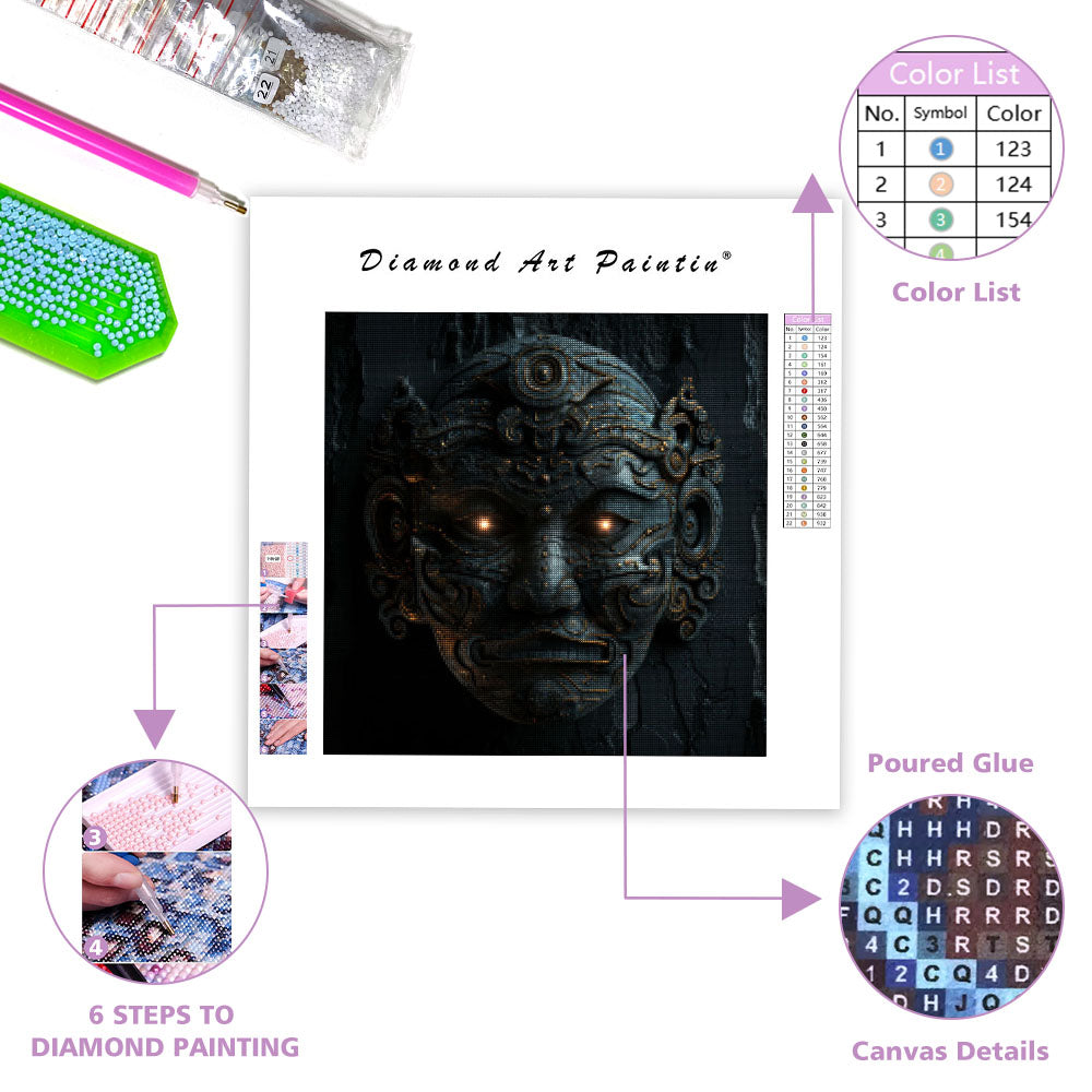 Forntida maskande - Diamantmålning