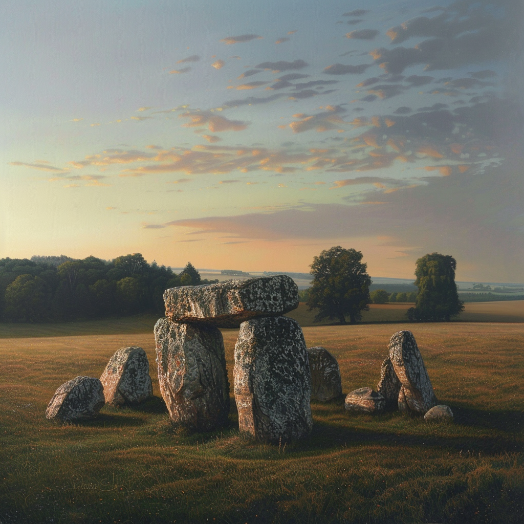 Forntida stencirkelfält - Diamantmålning