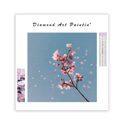 Körsbärsblomsdans - Diamantmålning