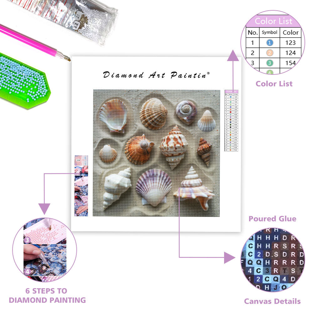 Kustnära skalharmoni - Diamantmålning