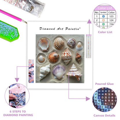 Kustnära skalharmoni - Diamantmålning