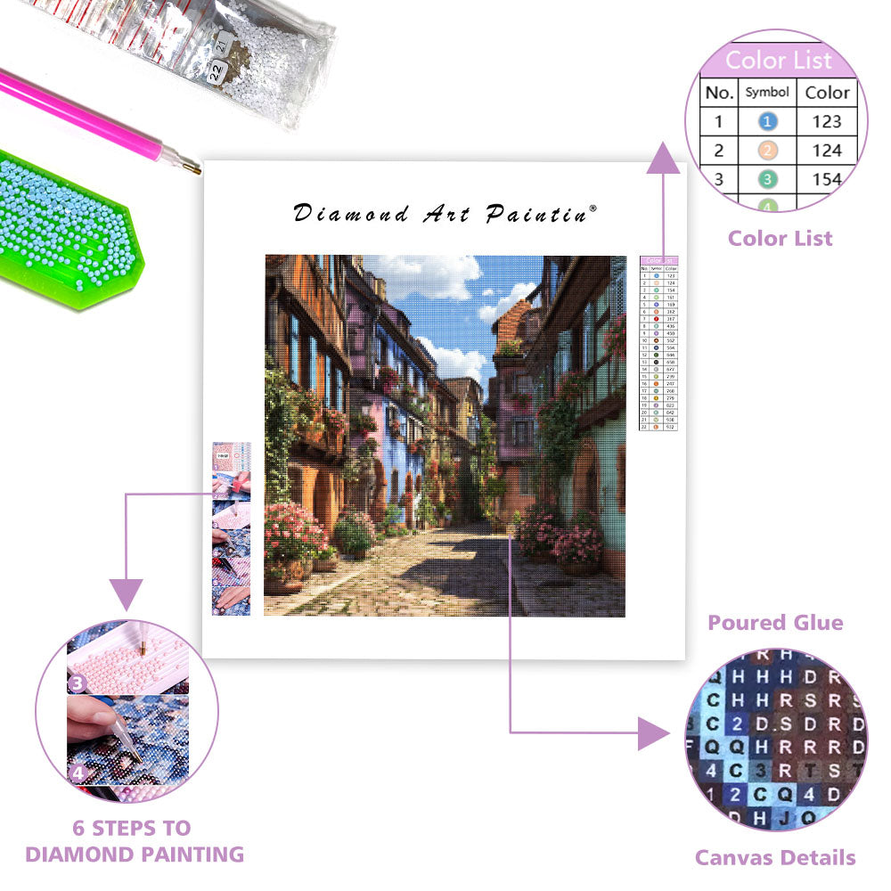 Colmar Sagogata - Diamantmålning