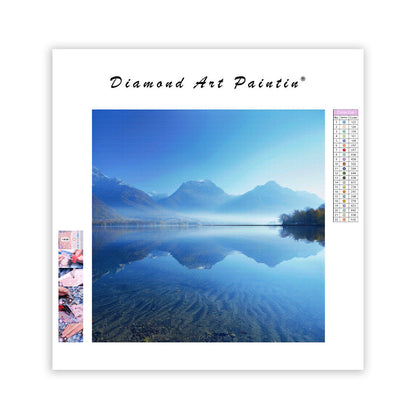 Kristallsjöns dagsljus - Diamantmålning