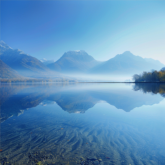 Kristallsjöns dagsljus - Diamantmålning