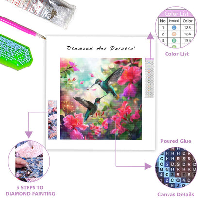 Dansande nektar - Diamantmålning