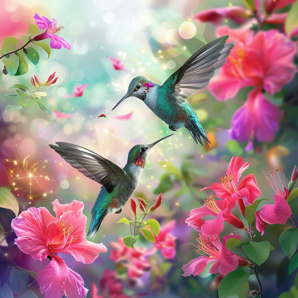 Dansande nektar - Diamantmålning