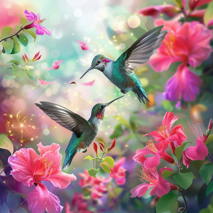 Dansande nektar - Diamantmålning