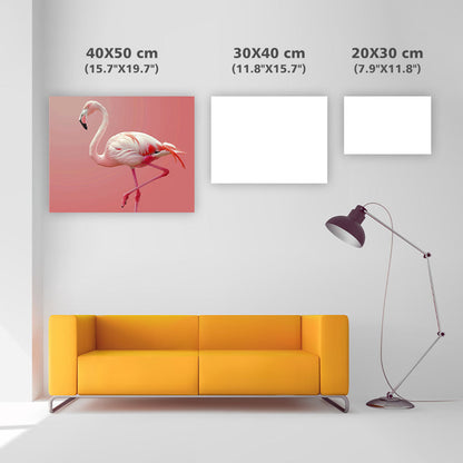 Elegant Flamingo Lugn - Diamantmålning