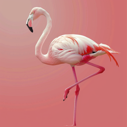Elegant Flamingo Lugn - Diamantmålning